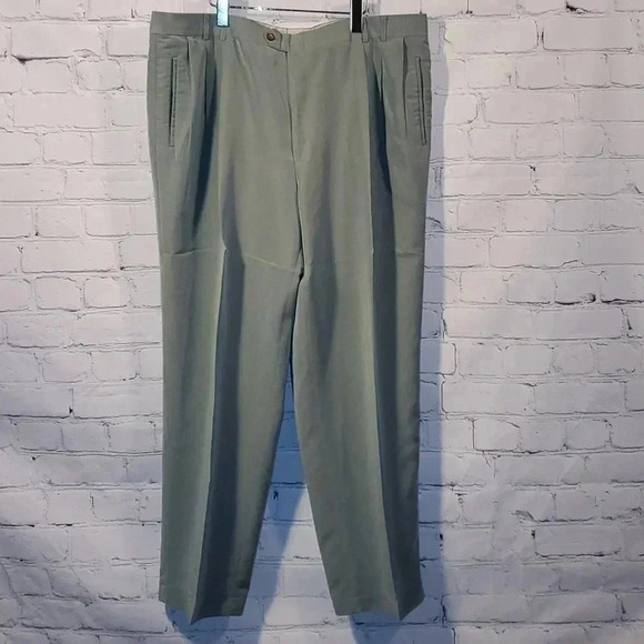 Lacoste Double Pleated Casual Size 42x31 - Picture 1 of 10